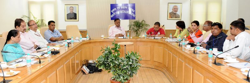 A delegation of Senior Editors and Journalist of Nepal meeting the Secretary, Ministry of Information & Broadcasting, Mr. Ajay Mittal, in New Delhi on May 24, 2016. The Director General (M&C), Press Information Bureau, Mr. A.P. Frank Noronha is also seen.